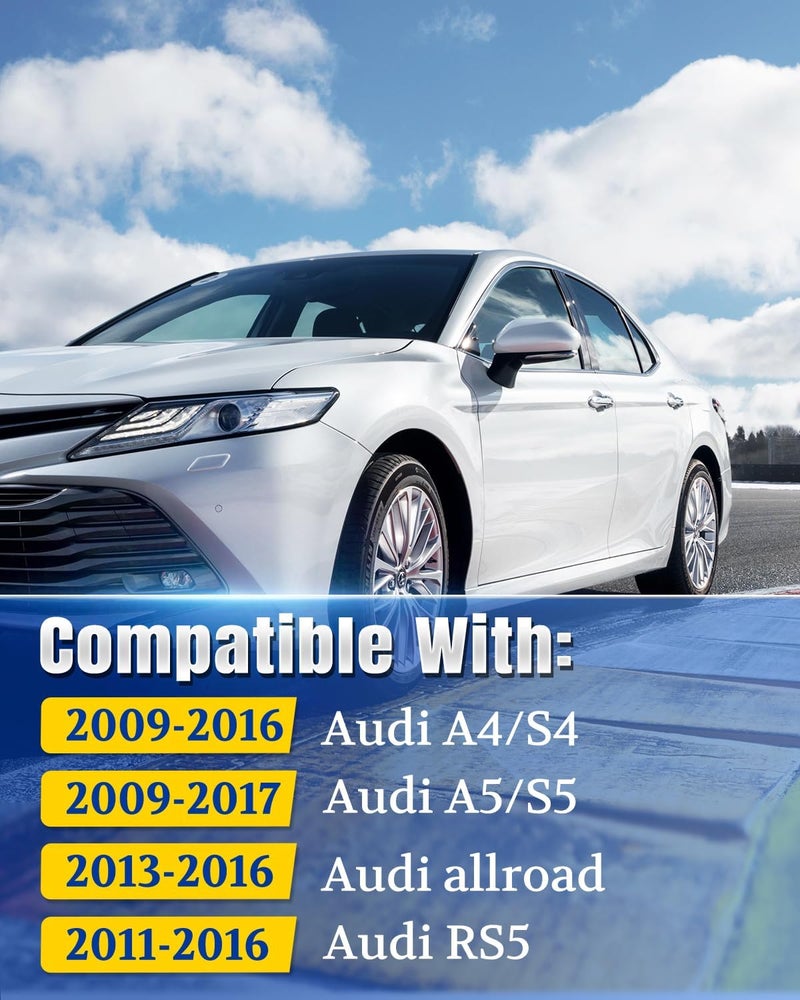 ARANA كمية(1) دعم رفع غطاء محرك السيارة الفاخر متوافق مع أودي A4 A4-كواترو S4 S5 من 2009-2016، أودي A5 A5-كواترو من 2009-2017، أودي A4 أولرود/واجن من 2013-2016، صدمة غطاء أمامي OEM#8T0823359 - Image 2